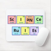 Tapis De Souris Règles de la Science (Avec souris)