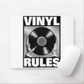 TAPIS DE SOURIS RÈGLES DE VINYLE (Avec souris)