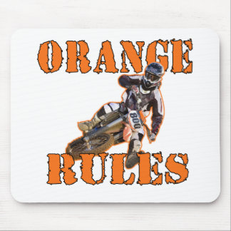 Tapis De Souris Règles oranges