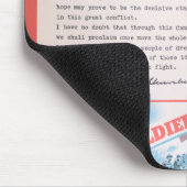 Tapis De Souris Réimpression de l'affiche britannique de guerre. (Coin)