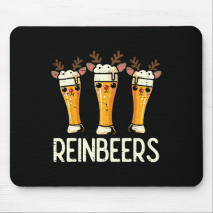 Tapis De Souris Reinbeers de Noël Reindeer Funny Xmas Pun Papa Me