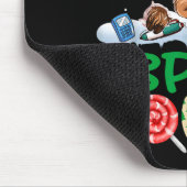 Tapis De Souris Reindeer Santa Hat Sped Squad Teacher Funny Christ (Coin)