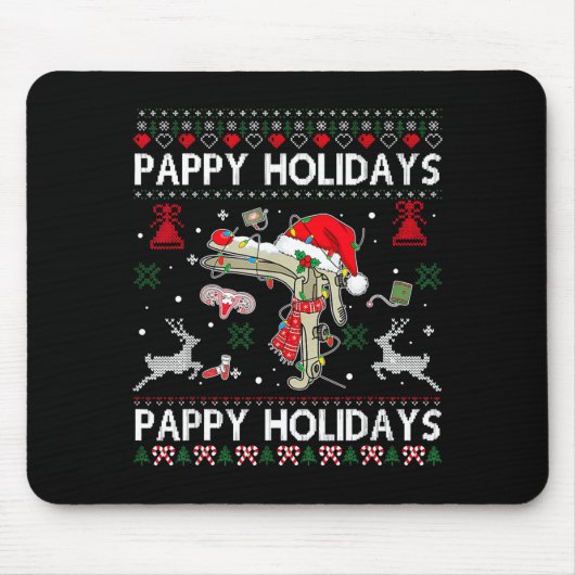 Tapis De Souris Reindeer Speculum Obgyn Nurse Ugly Christmas Obste (Devant)