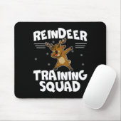 Tapis De Souris Reindeer Training Squad Deer Team Xmas Running New (Avec souris)