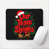 Tapis De Souris Reindeers Santa's Workers Office Our Team Sleighs (Avec souris)