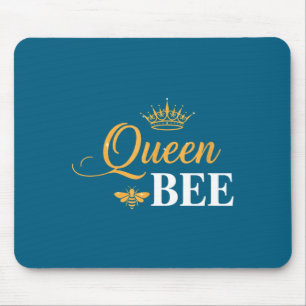 Tapis De Souris Reine abeille couronne écriture féminine nature am