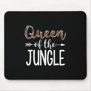 Tapis De Souris Reine de l'équipe de safari dans la jungle Zoo Saf