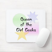 Tapis De Souris Reine du geeks de fille (Avec souris)