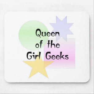 Tapis De Souris Reine du geeks de fille
