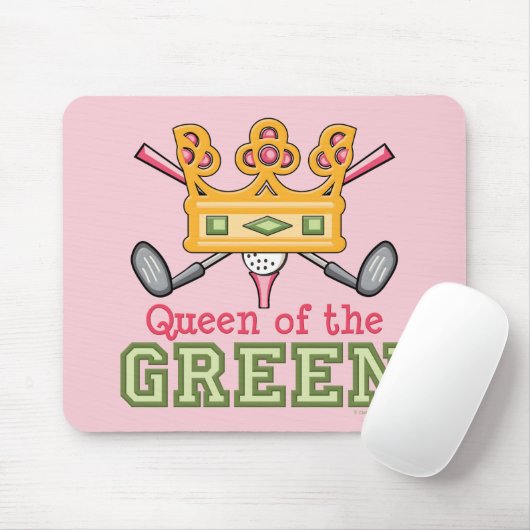 Tapis De Souris Reine du Mousepad vert (Avec souris)