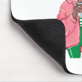 Tapis De Souris Reine rose et verte (Coin)