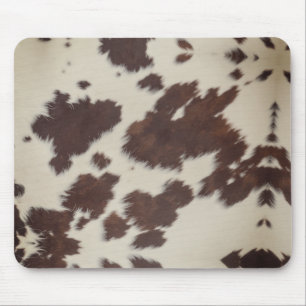 Tapis De Souris Reine Vache Fourrure Noire