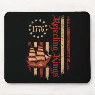 Tapis De Souris Rejeter Les Rois Depuis 1776 Drapeau Patriotique U