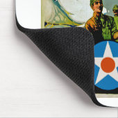 Tapis De Souris Rejoignez Le Service Aérien ~ Donnez Er Le Canon (Coin)