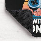 Tapis De Souris Relation de jeu rétro drôle d'amour de console de  (Coin)