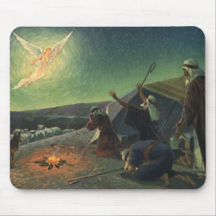 Tapis De Souris Religion Ancienne, Annonciation aux Bergers