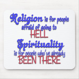 Tapis De Souris Religion CONTRE la spiritualité