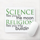 Tapis De Souris Religion et science athée (Avec souris)