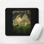 Tapis De Souris Remember Who You Are Funny Chicken Dinosaur Evolut (Avec souris)