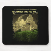 Tapis De Souris Remember Who You Are Funny Chicken Dinosaur Evolut (Devant)
