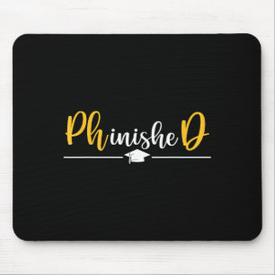 Tapis De Souris Remise de diplôme de doctorat pour docteur diplômé