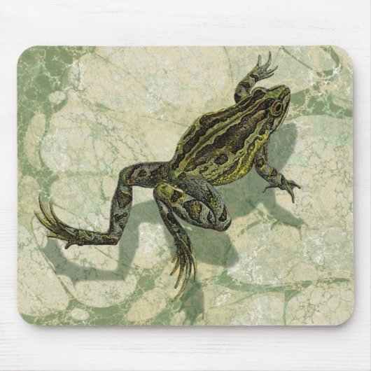 Tapis De Souris Remonter le crapaud dans l'eau (Devant)