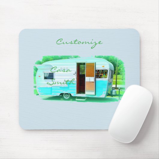 Tapis De Souris remorque de voyage classique Thunder_Cove (Avec souris)