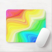 Tapis De Souris Remous d'arc-en-ciel (Avec souris)
