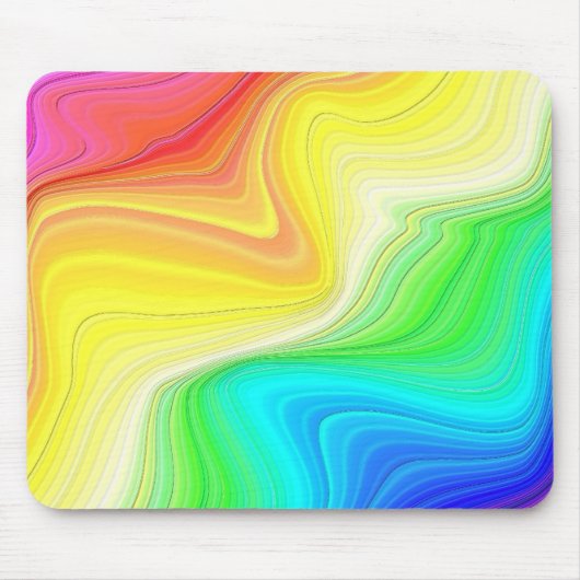 Tapis De Souris Remous d'arc-en-ciel (Devant)