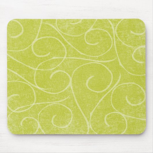 Tapis De Souris Remous de vert de chaux (Devant)