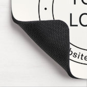 Tapis De Souris Remplacement de logo facile & Texte éditable | Bla (Coin)