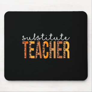 Tapis De Souris Remplacer enseignant léopard mignonne automne Merc