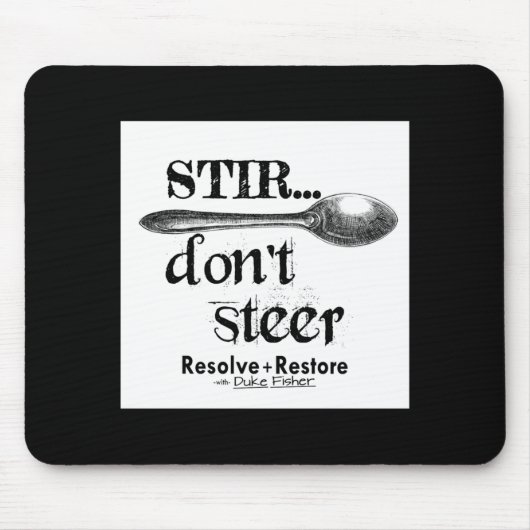 Tapis De Souris Remuer, pas diriger (Devant)