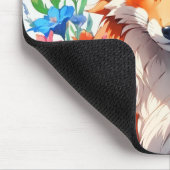 Tapis De Souris Renard à fleurs (Coin)