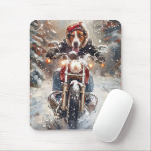 Tapis De Souris Renard américain à oreilles tombantes Vélo de chev