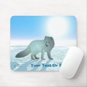 Tapis De Souris Renard arctique (Avec souris)