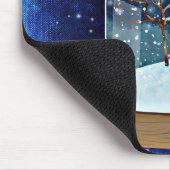 Tapis De Souris Renard dans le Globe des neiges Mousepad (Coin)