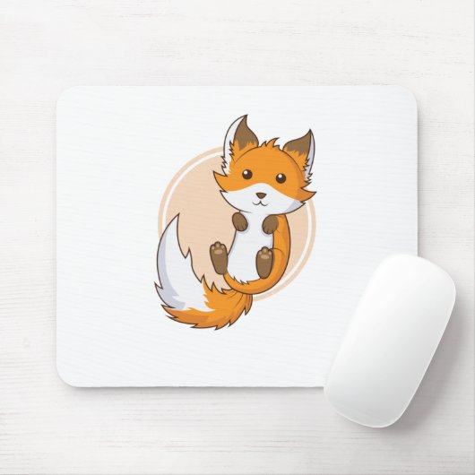 Tapis De Souris Renard doux (Avec souris)