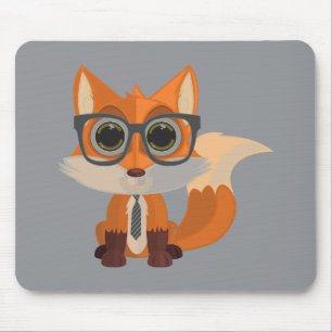 Tapis de souris renard mignon et ringard Kawaii An
