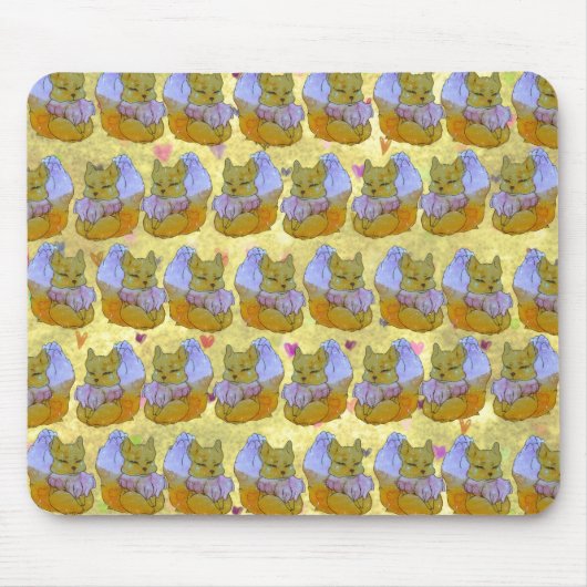 Tapis De Souris Renard nommé Dice (Devant)