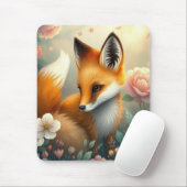 Tapis De Souris Renard rêveur  (Avec souris)