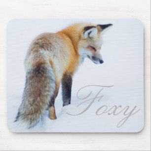 Tapis De Souris Renard roux en hiver