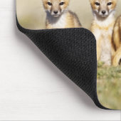 Tapis De Souris Renard roux (Vulpes macrotis) jeune au terrier, 3 (Coin)