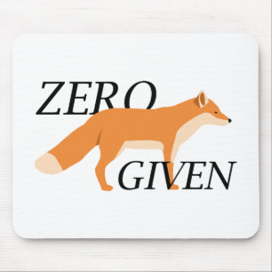Tapis De Souris Renard zéro donné