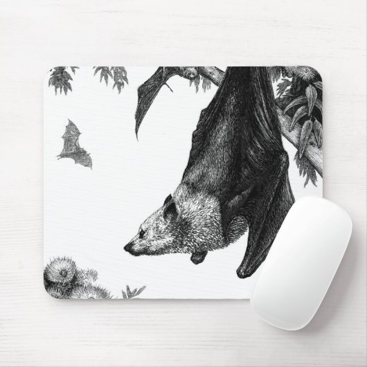 Tapis De Souris Renards de vol Mousepad (Avec souris)