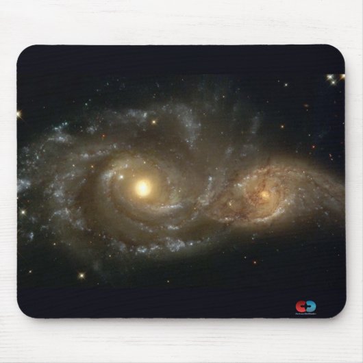Tapis De Souris Rencontre de galaxie (Devant)
