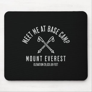 Tapis De Souris Rencontre-moi au camp de base de l'Everest Ascensi