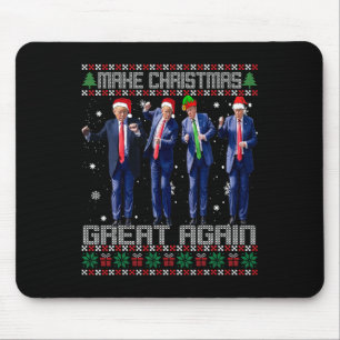 Tapis De Souris Rendez Noël à nouveau génial Sweats Ugly Trump Dan
