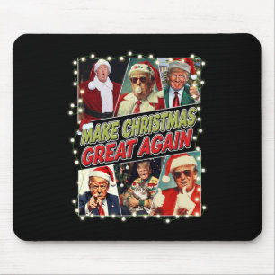 Tapis De Souris Rendre à Noël sa grandeur Donald Trump Mega