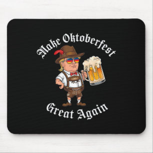 Tapis De Souris Rendre la bière amusante Trump à boire